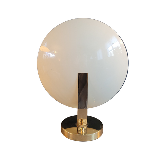 Applique soucoupe dorée et blanc crème - Ref 668