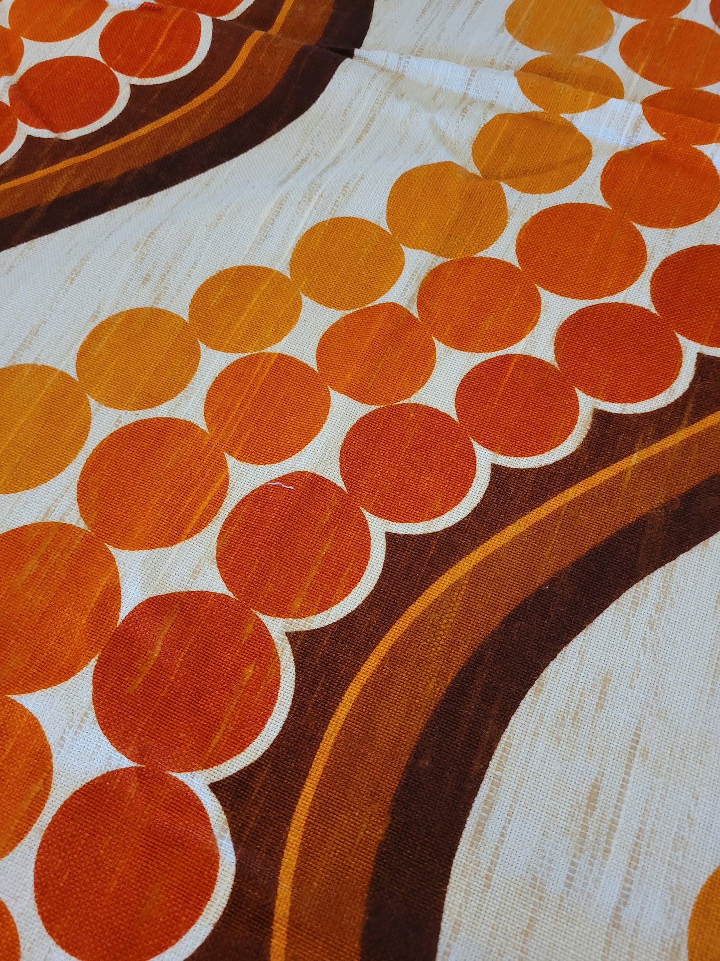 Nappe vintage / tissu 247x120cm - Ref 628