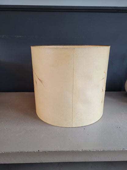 Grand abat-jour vintage fleurs séchées- Ref 805