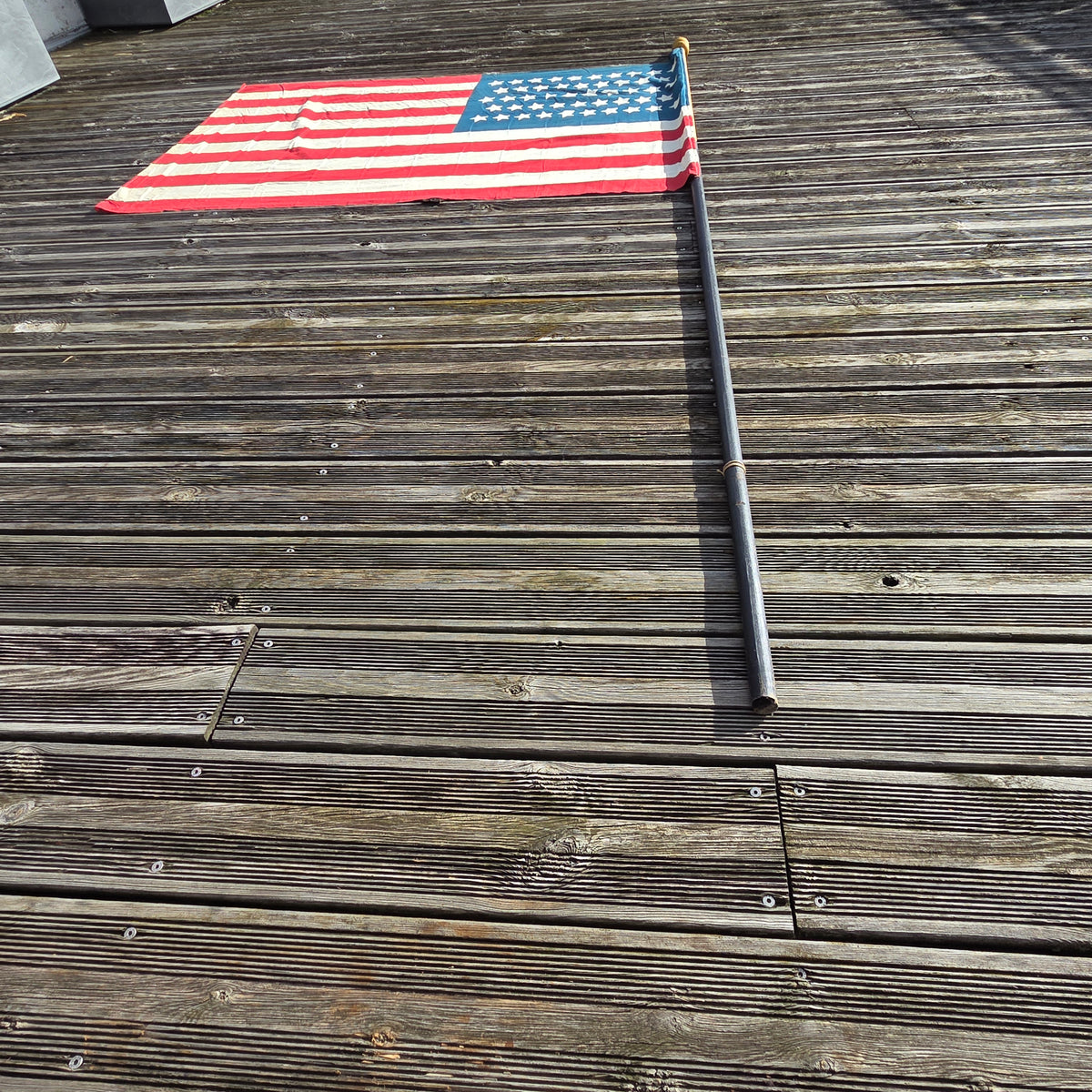 Grand drapeau de défilé - hampe 245cm - Ref 1423