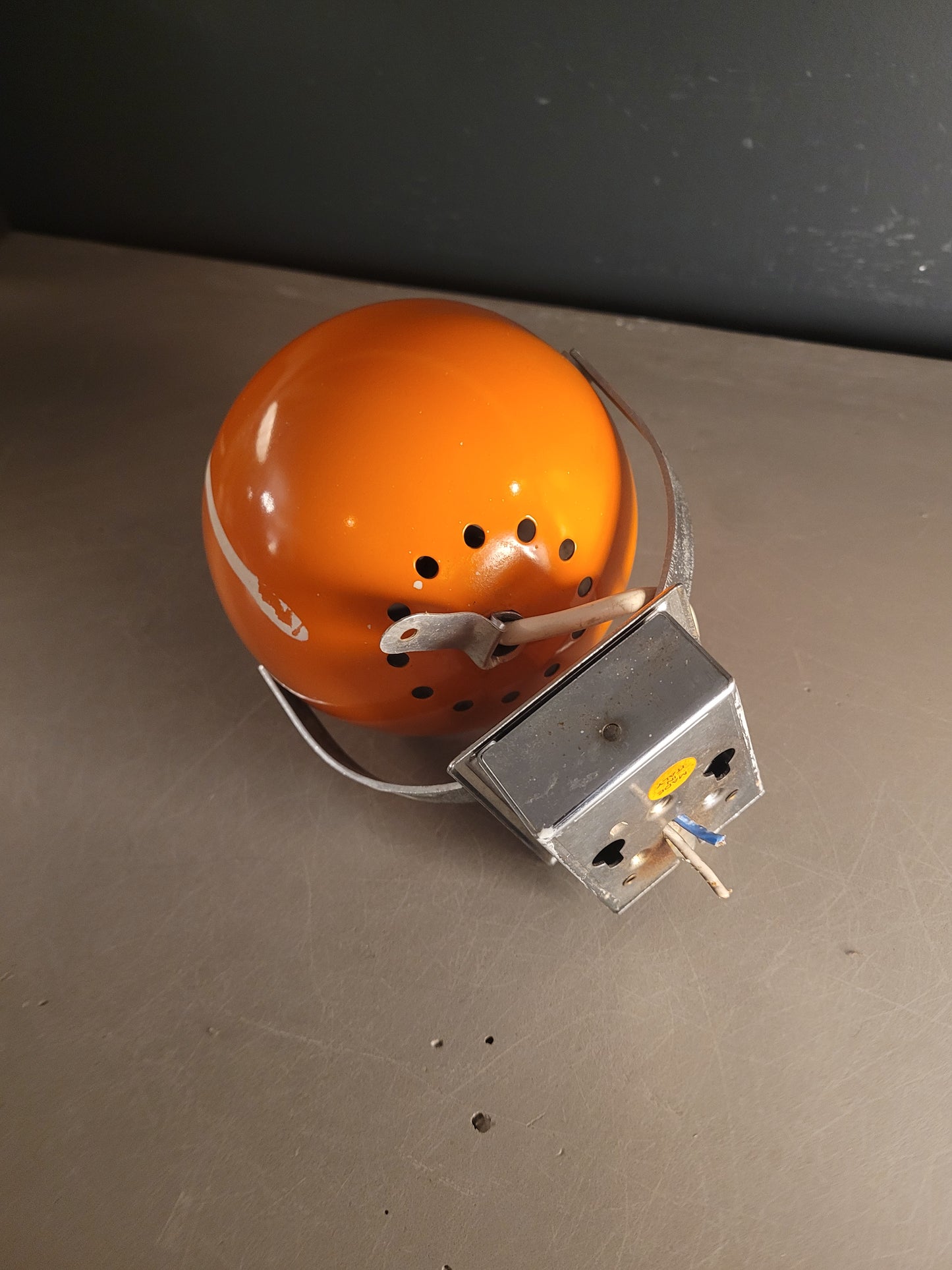 Applique eye ball vintage orange - Ref 785