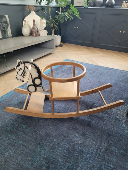 Cheval à bascule enfant années 50 - Ref 1010