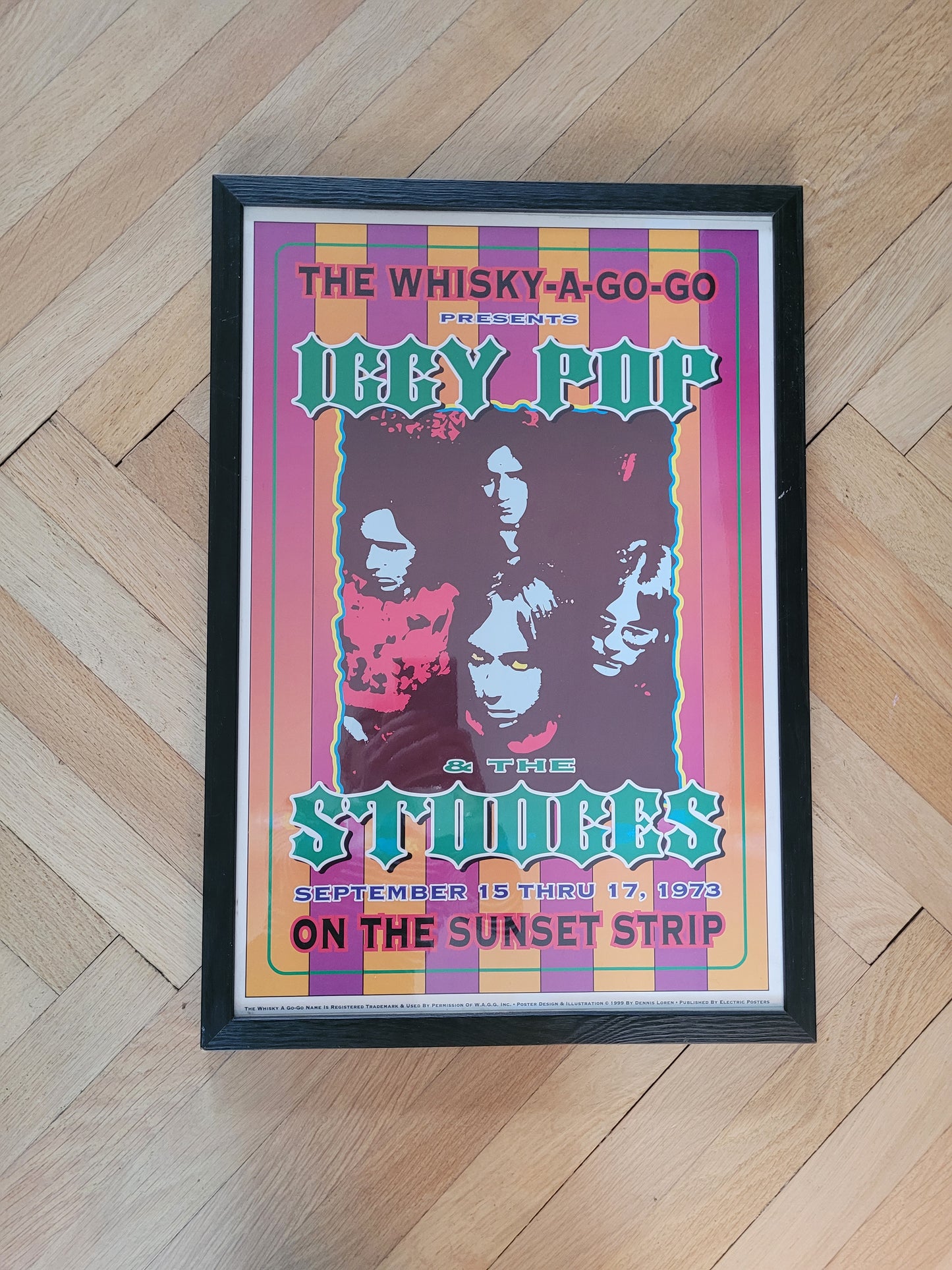 Affiche concert Iggy Pop and the Stooges au Whisky a go go - Ref 616