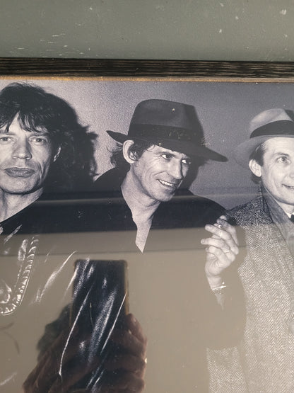 Tirage photo argentique des Rolling Stones en 1986 - Ref 624