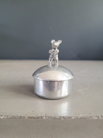 Boîte à dents ancienne en étain- Étains du Manoir - Ref 898