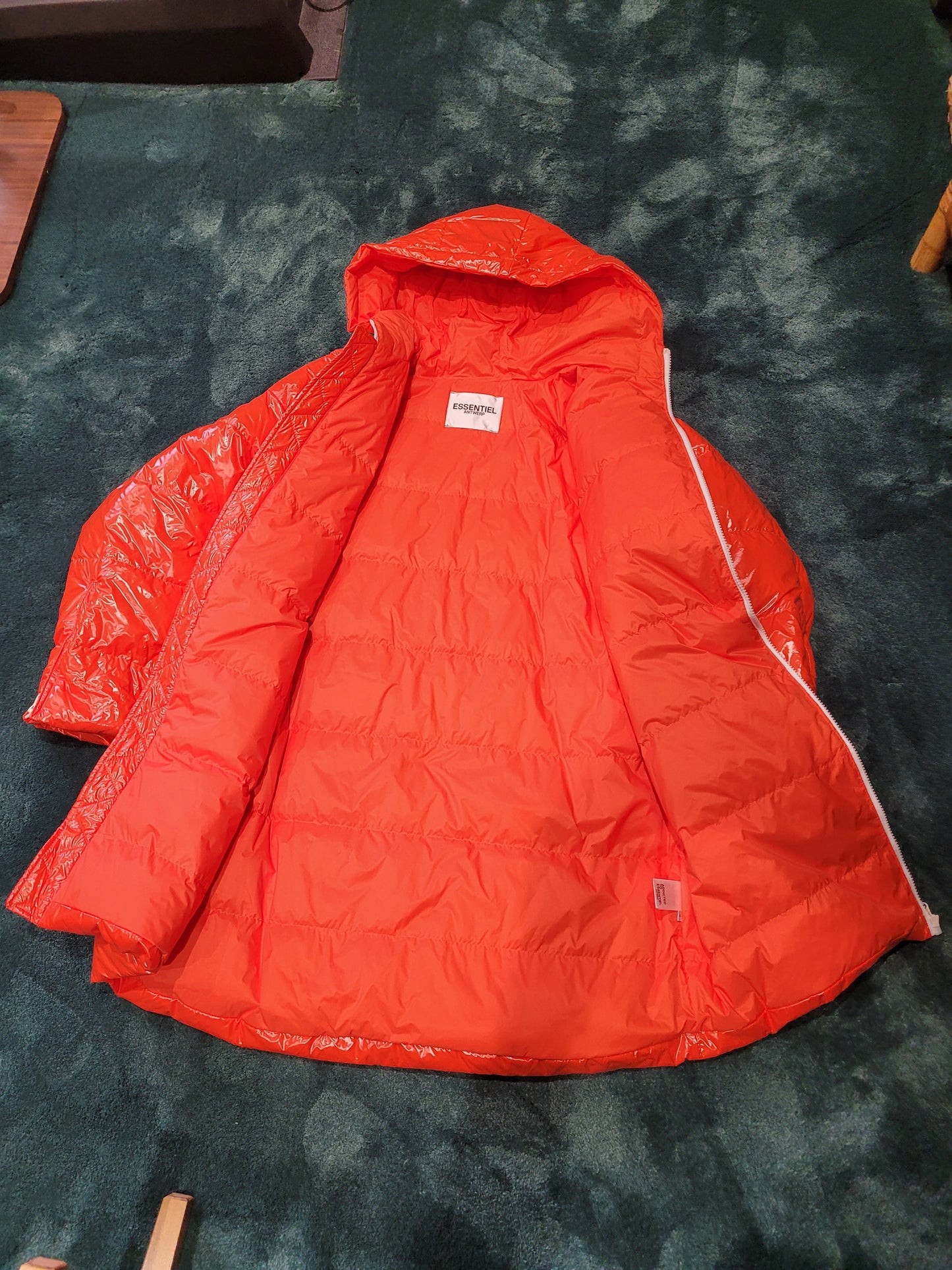 Manteau doudoune Essentiel Antwerp orange