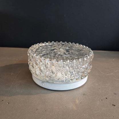 Plafonnier ou applique en verre moulé - Ref 1433