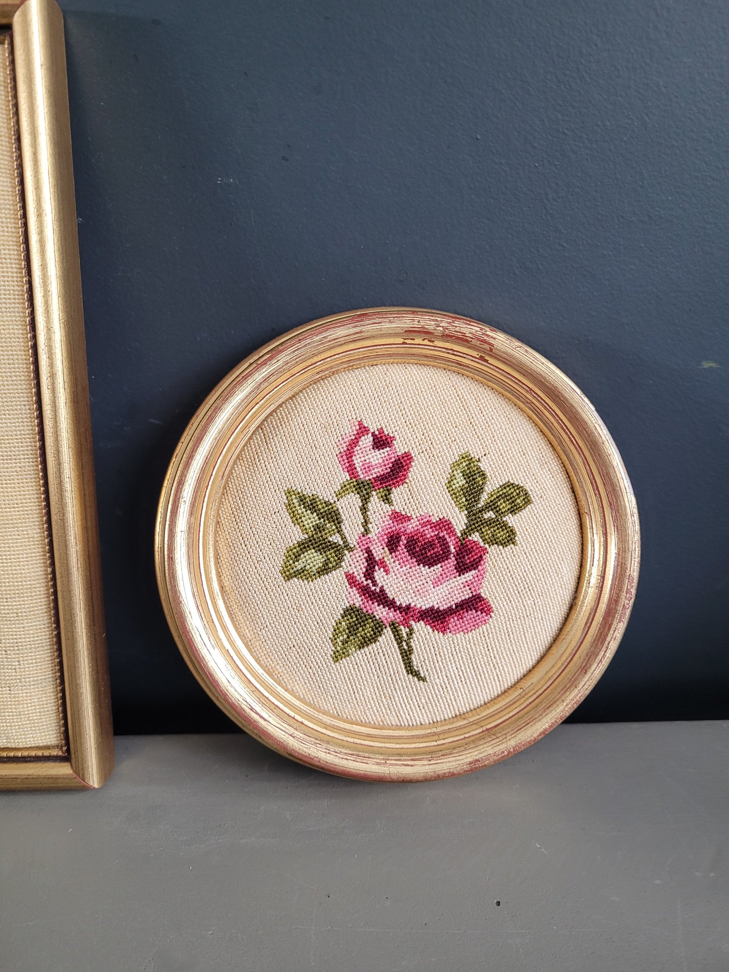 Paire de tableaux Broderies - Ref 1003