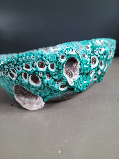 Coupelle fat lava turquoise - Ref 1000