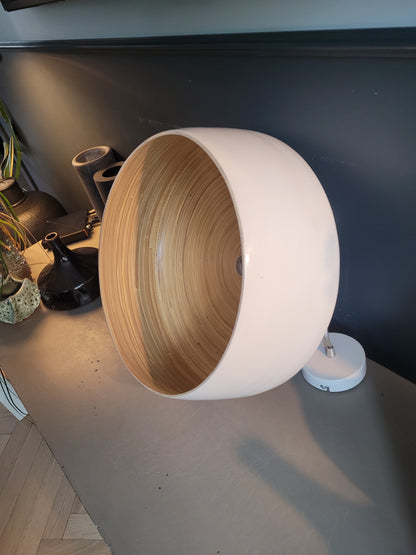 Suspension en bambou et blanc - Ref 58