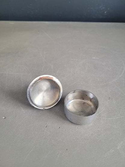 Boîte à dents ancienne en étain- Étains du Manoir - Ref 898