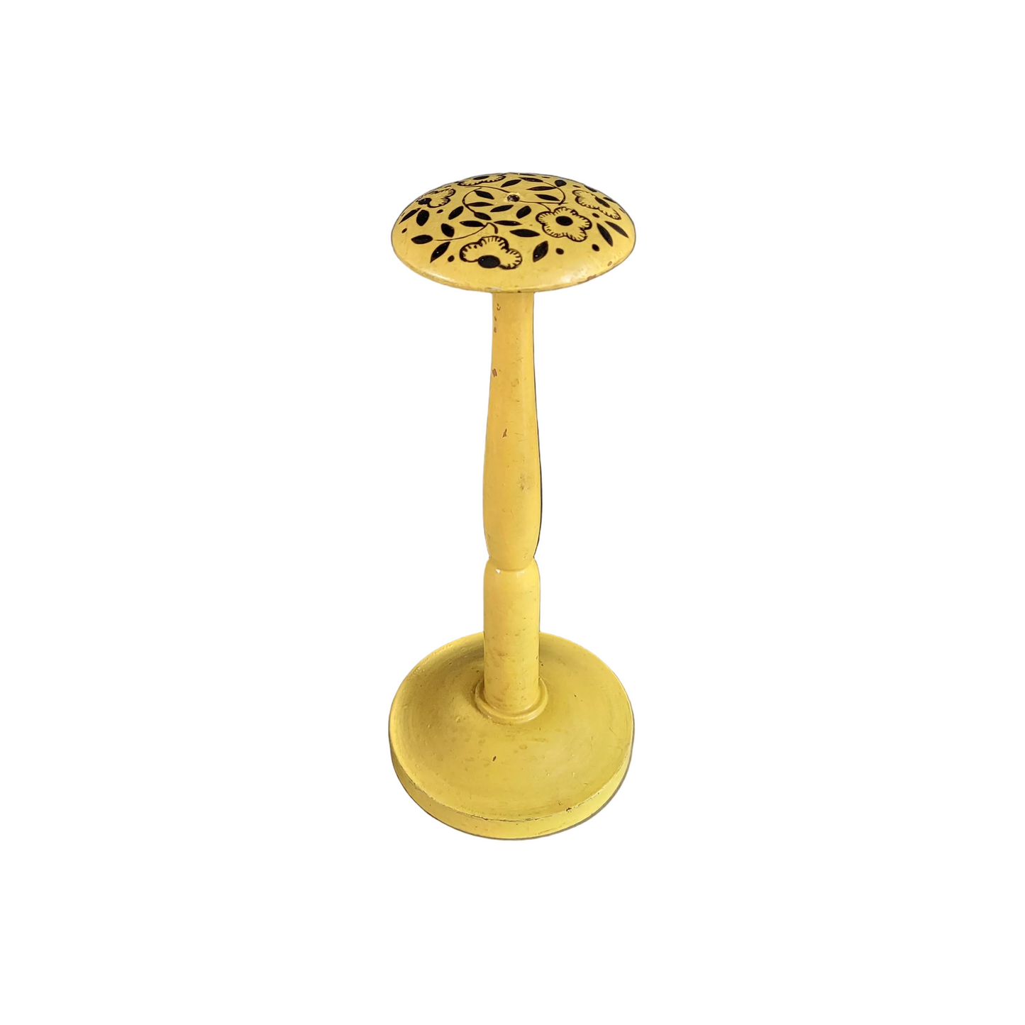 Porte-chapeaux en bois peint vintage - Ref 866