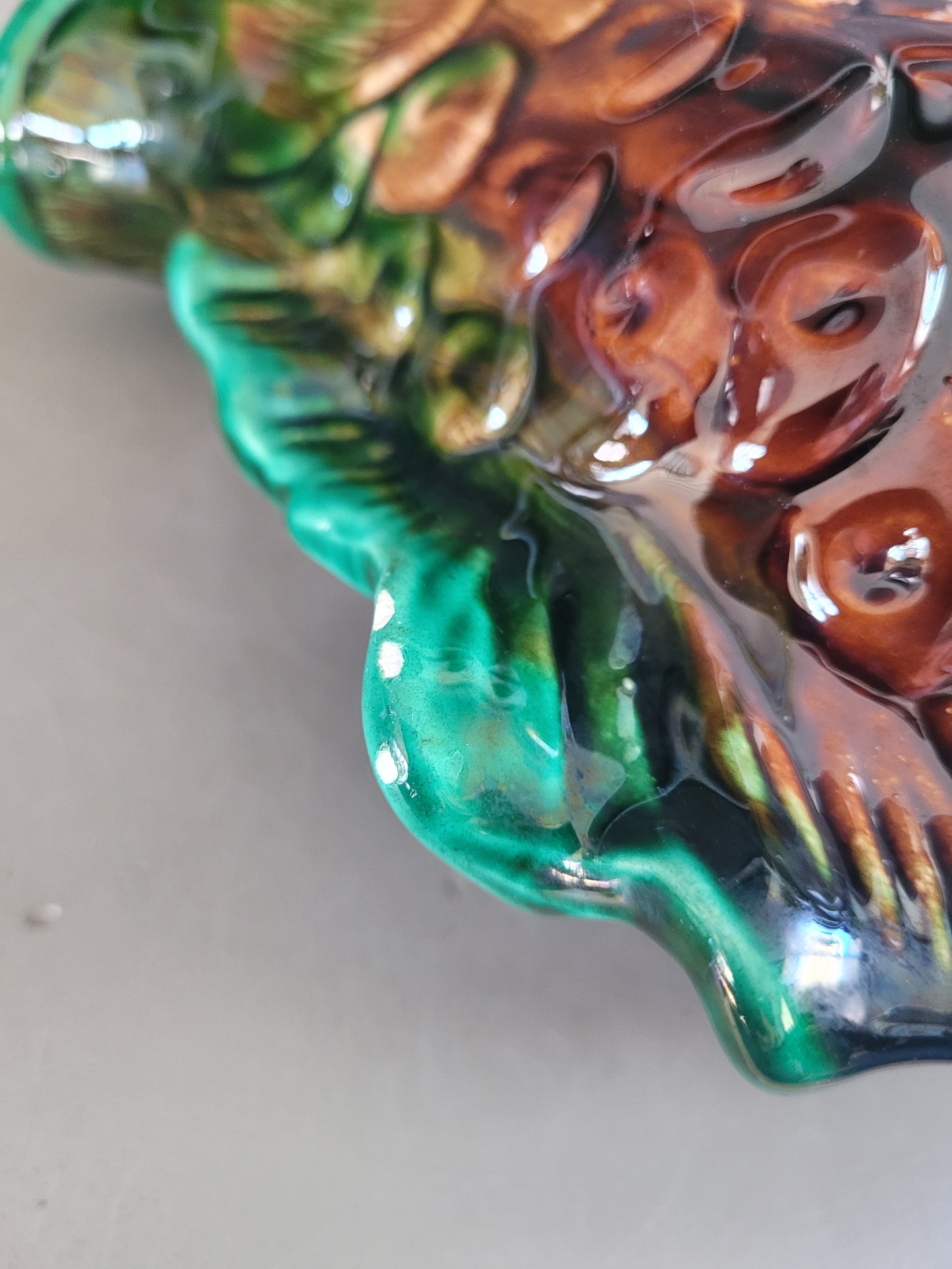 Pichet poisson ancien en céramique- Ref 776