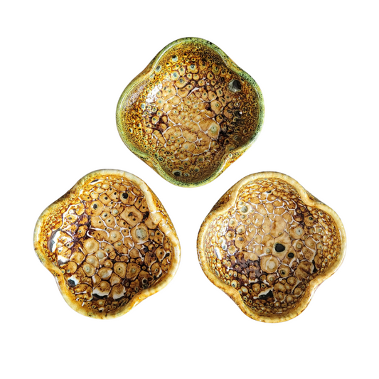Trio de coupelles fat lava vintage - Ref 423