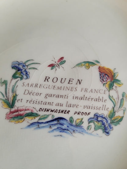 Soupière en faience émaillée Sarreguemines modèle Rouen - Compatible lave-vaisselle - Ref 392