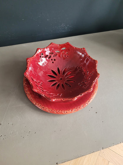 Égouttoir à fruits en céramique- Ref 813