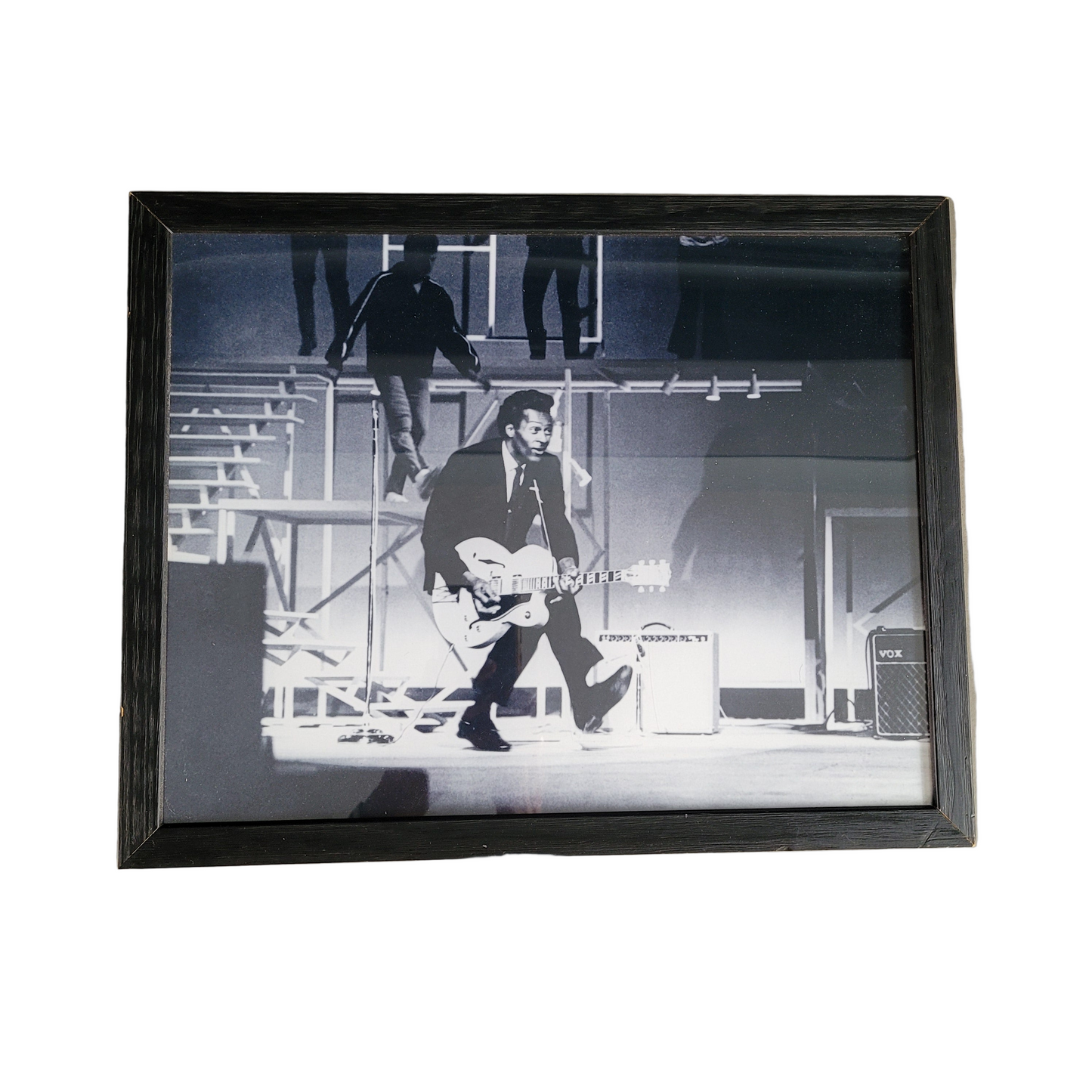 Tirage photo argentique de Chuck Berry au T.A.M.i show en 1964 - Ref 622