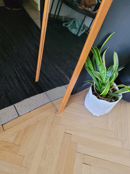 Miroir scandinave en teck - Ref 1016