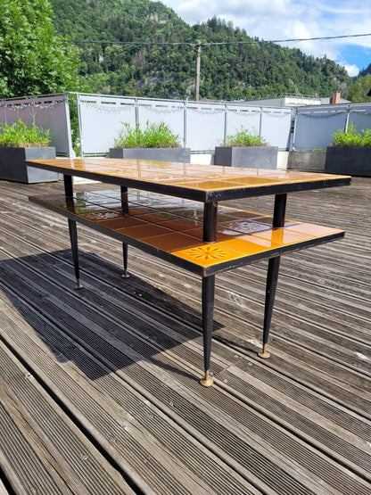 Table basse double plateau en céramique - Ref 1041