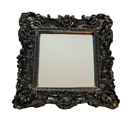 Miroir baroque façon stuc - Ref 614