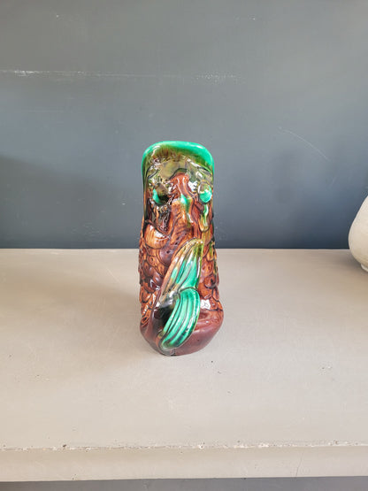 Pichet poisson ancien en céramique- Ref 776