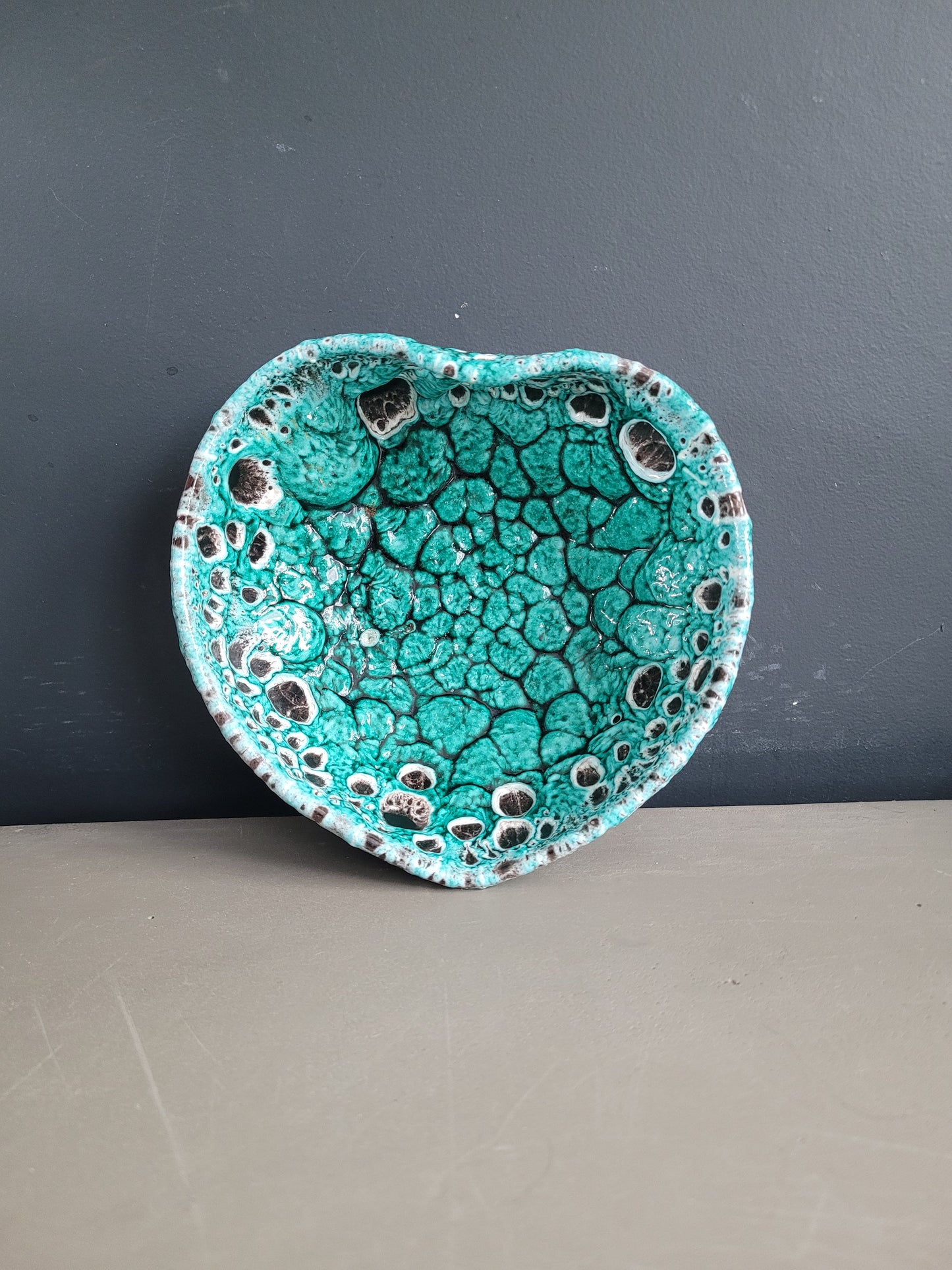 Coupelle fat lava turquoise - Ref 1000