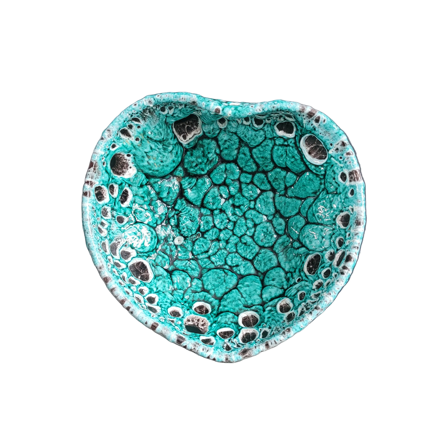 Coupelle fat lava turquoise - Ref 1000