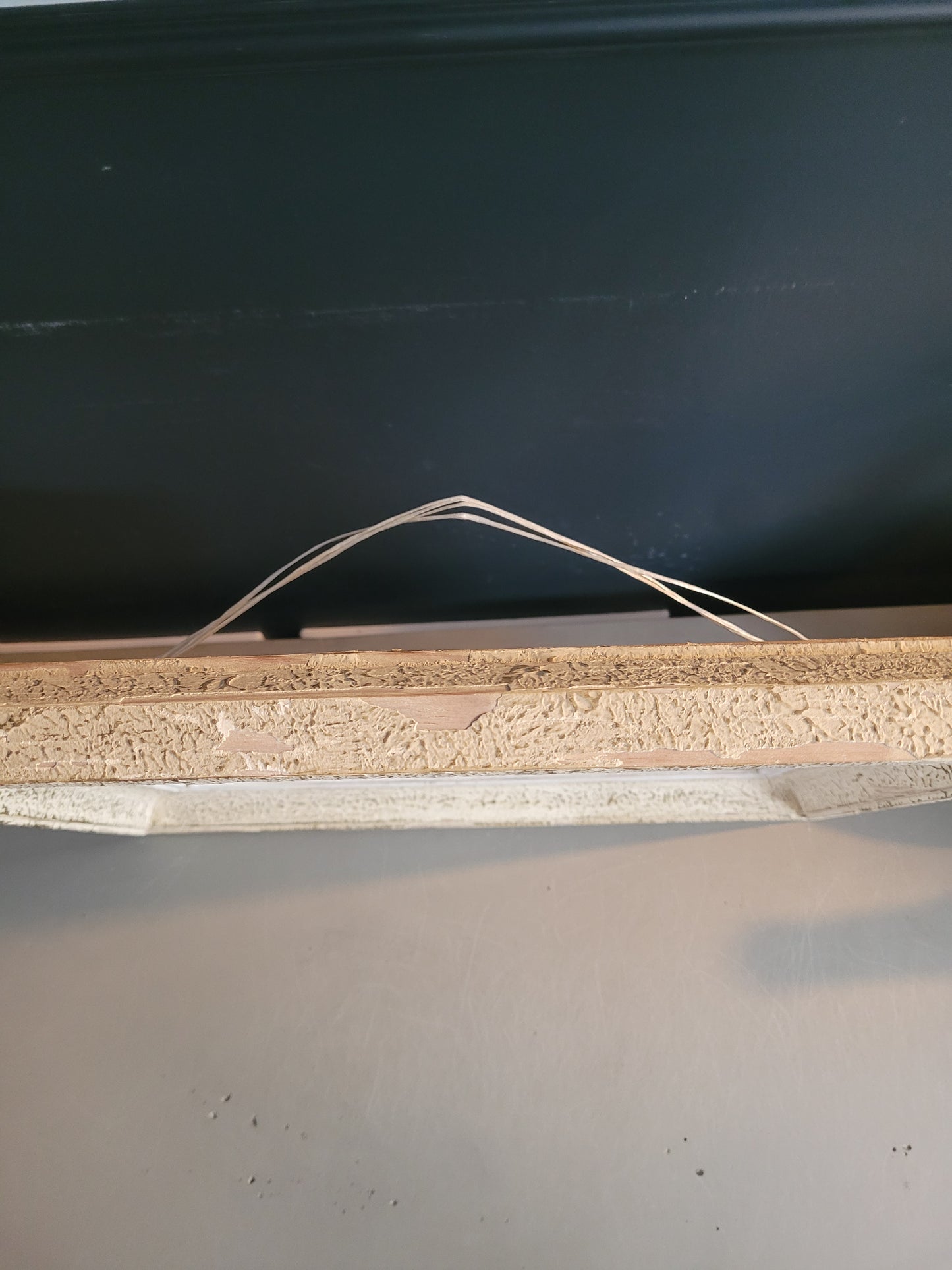 Tableau aquarelle paysage de montagne signé - Ref 384