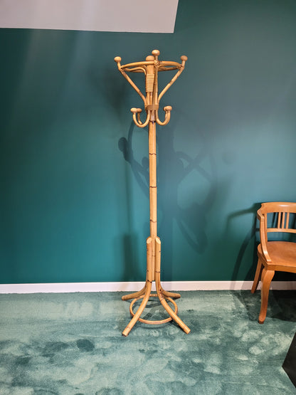 Porte-manteaux vintage en bambou - Ref 594
