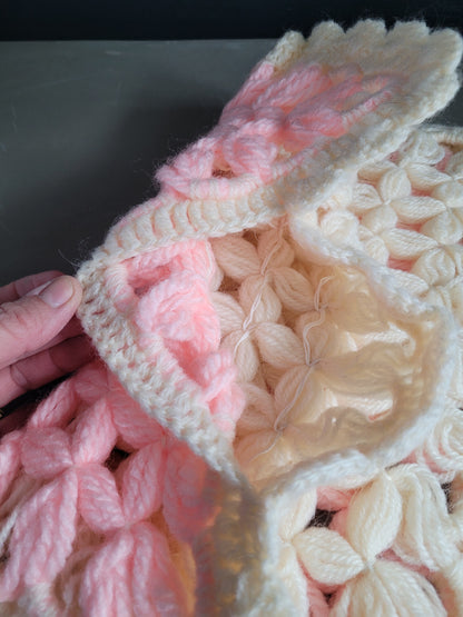 Housse de coussin en crochet 35x35 - Ref 770