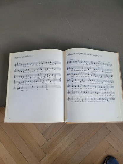 Georges Brassens Recueil de chansons, poèmes et partitions - Ref 585