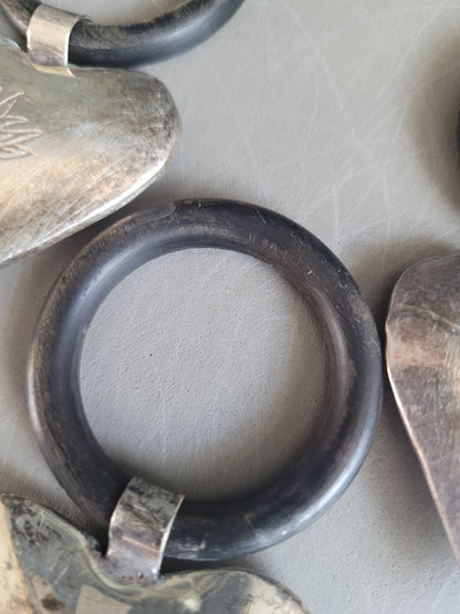 Décorations de rideaux coeur et edelweiss - Ref 415