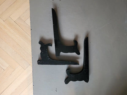 3 supports pour assiettes décoratives- Ref 748