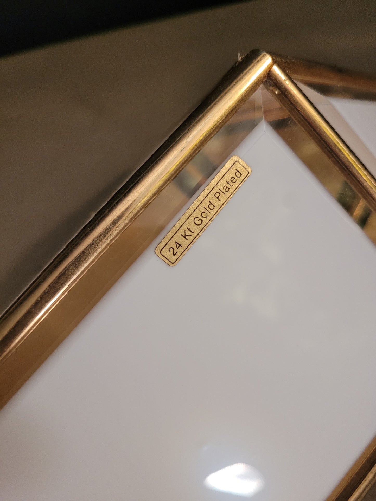 Applique italienne en verre et plaqué or 24 carats - Ref 666