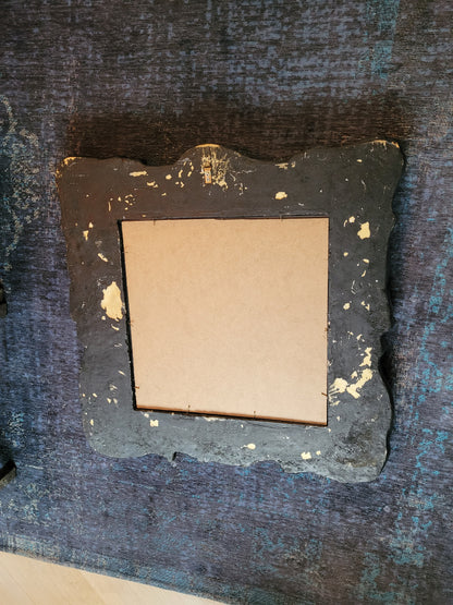 Miroir baroque façon stuc - Ref 614