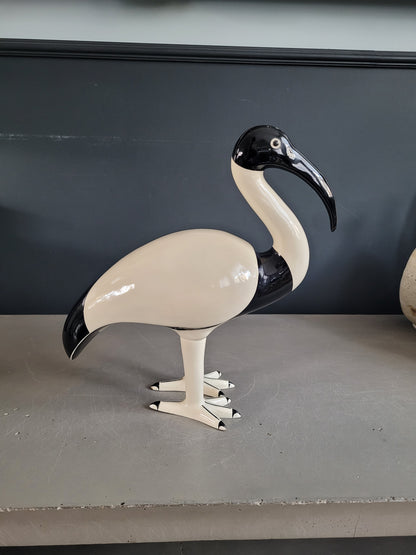 Statuette Ibis en résine laquée - Ref 905