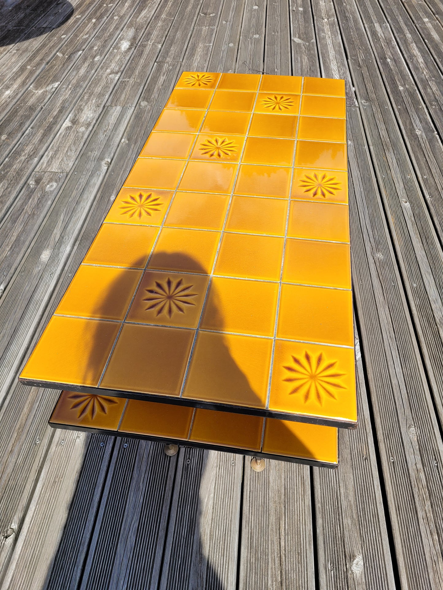 Table basse double plateau en céramique - Ref 1041