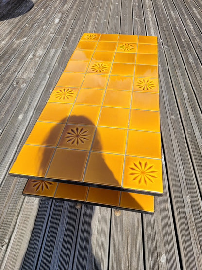 Table basse double plateau en céramique - Ref 1041