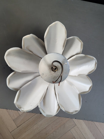 Plafonnier ou applique fleur en métal peint - Ref 908