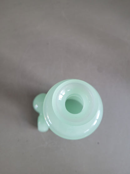 Lot de 2 flacons en verre opaline- Ref 424