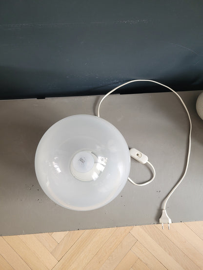 Lampe œuf vintage en verre - Ref 800