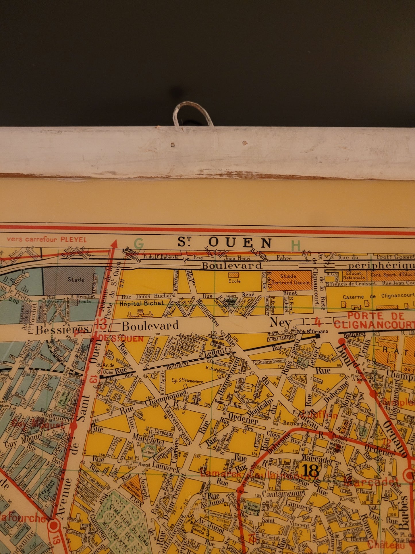 Plan de Paris mural de 1974 - Cartes Taride - Ref 626