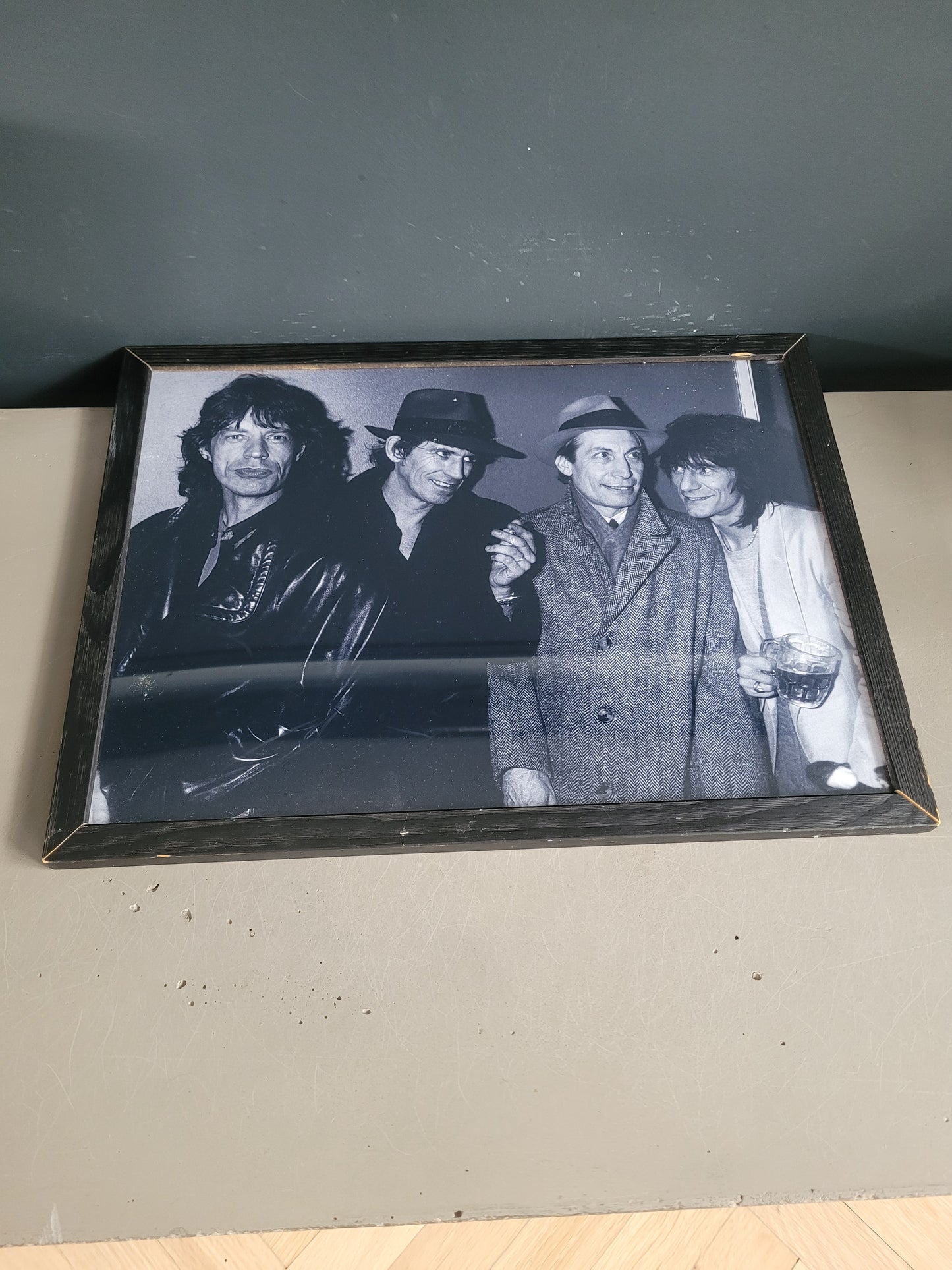 Tirage photo argentique des Rolling Stones en 1986 - Ref 624