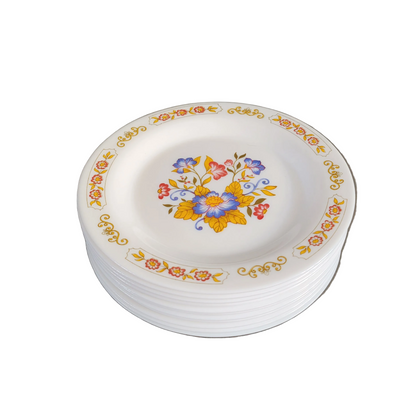 11 assiettes vintage en Pyrex - Ref 909