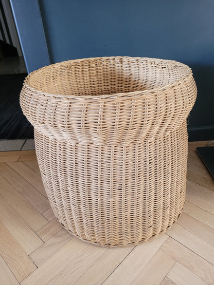 Panière à linge éléphant en rotin - Ref 895