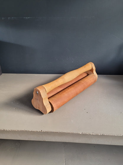 Double rouleau à patisserie ancien - Laminoir - Ref 40