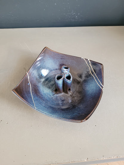 Vide-poche porte-crayons en céramique- pièce unique - Ref 655