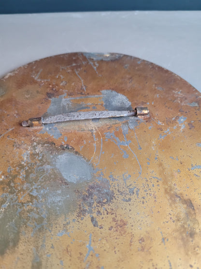 Miroir biseauté et ciselé ancien - Ref 806