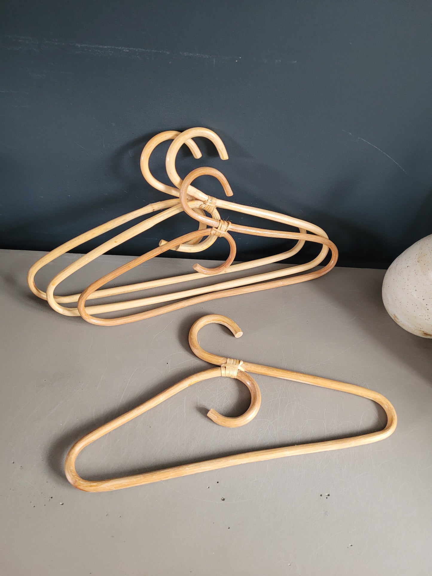 Lot de cintres en bambou - Ref 98