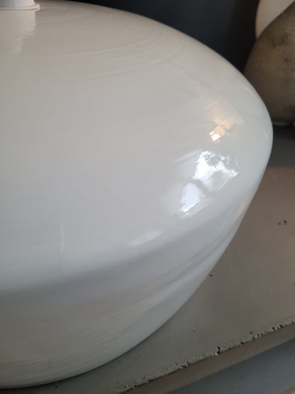 Suspension en bambou et blanc - Ref 58